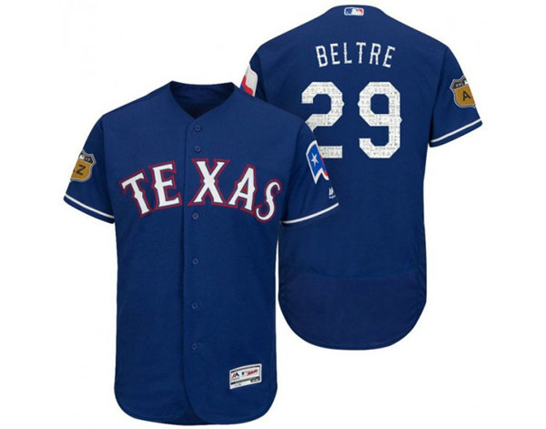 Men's Texas Rangers ACTIVE PLAYER Custom Royal Stitched Jersey